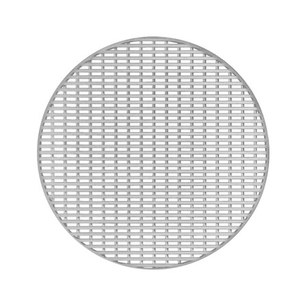 Infinity Drain 5"rnd WdgeWire Pattern DecPlate for RW 5, RWD 5, RWDB 5-SatinStainless RWS_5_SS